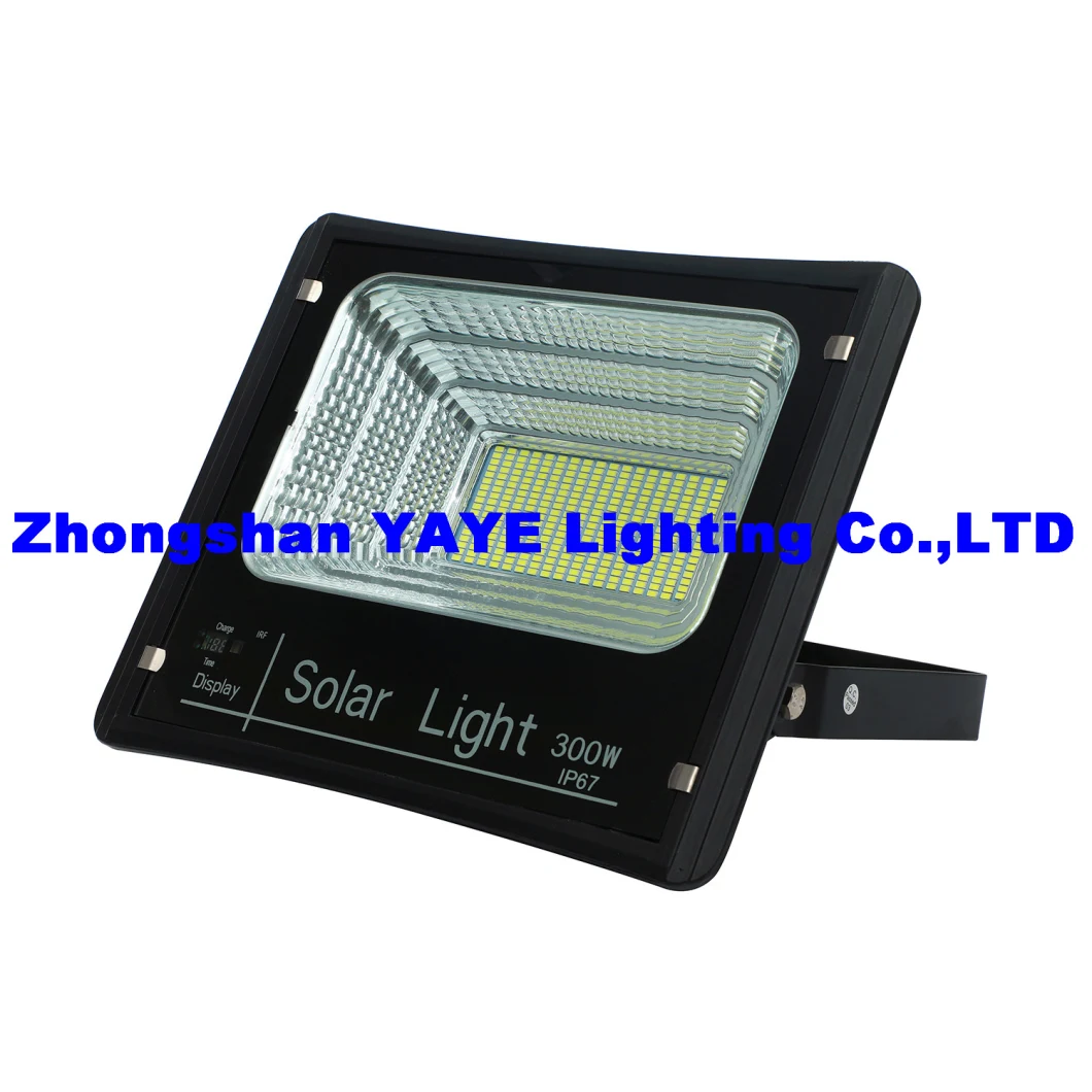 Yaye China CE Factory Price Outdoor Waterproof 300W Solar LED Flood Tunnel Light 1000PCS Stock/ 3 Years Warranty/Available Watts: 60W/100W/200W/300W/500W/800W